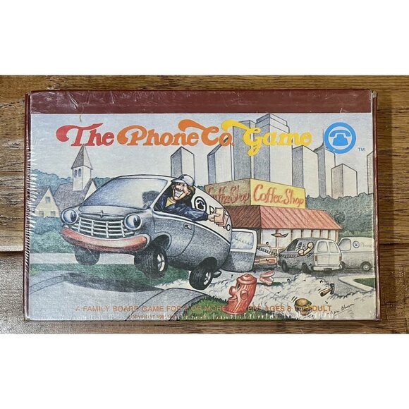 1983 McJay Game Company The Phone Co. Family Board Game NEW SEALED NOS RARE - Picture 3 of 7